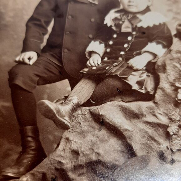 Cabinet Card Photo Austen Fox (Riggs?) Fred Ulrich 156 Bowery NY New York NYC - Picture 4 of 9